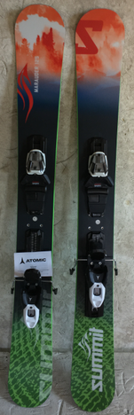 Summit Marauder skis with Atomic bindings